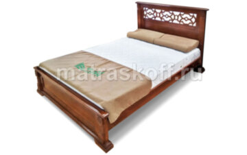 Кровать «Пальмира» из массива дерева